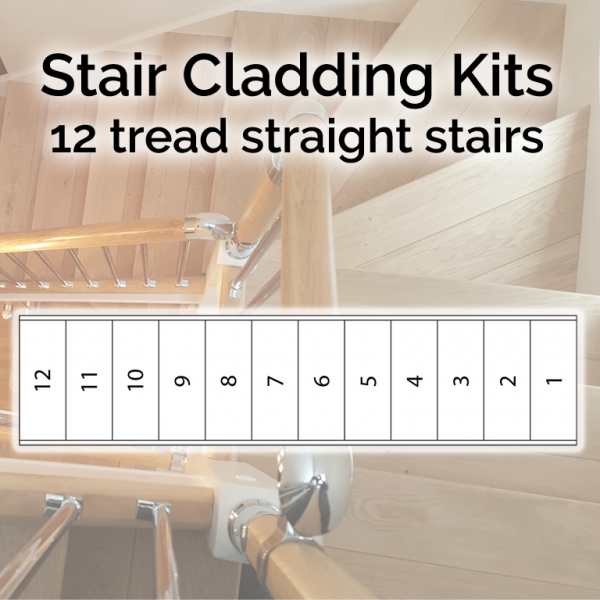 12 Tread Straight Stairs