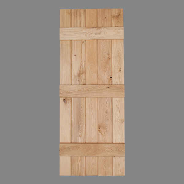oak ledged doors