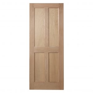 Oak 4 Panel Shaker Style Custom Size Doors