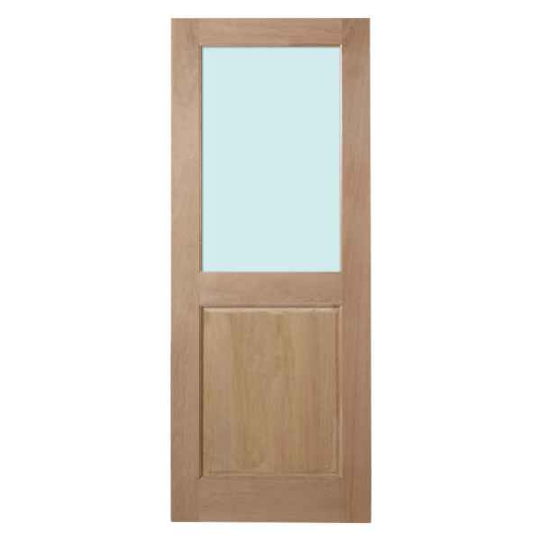 Oak Half Glazed Door