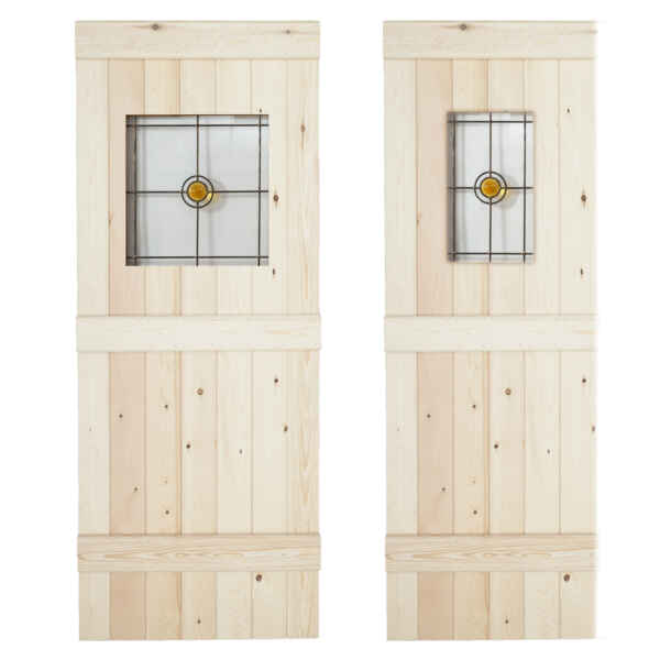 pine ledged doors