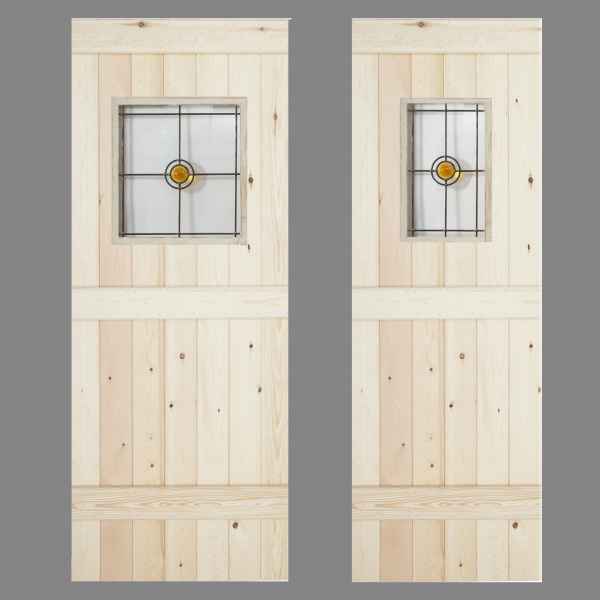 pine ledged doors