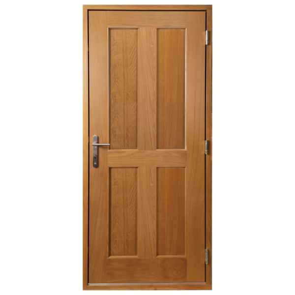 Oak 44mm 4 Panel Doorset