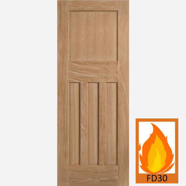 oak dx fire door