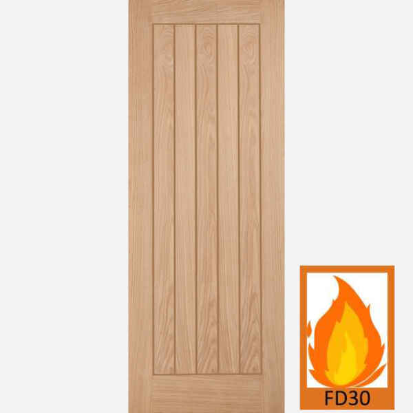 oak belize fire door