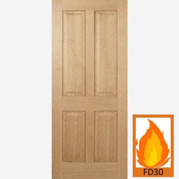 4 panel fire door
